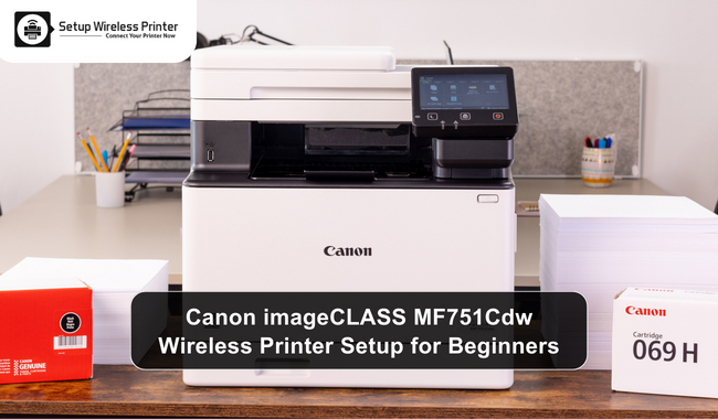 Canon imageCLASS MF751Cdw Wireless Printer Setup for Beginners