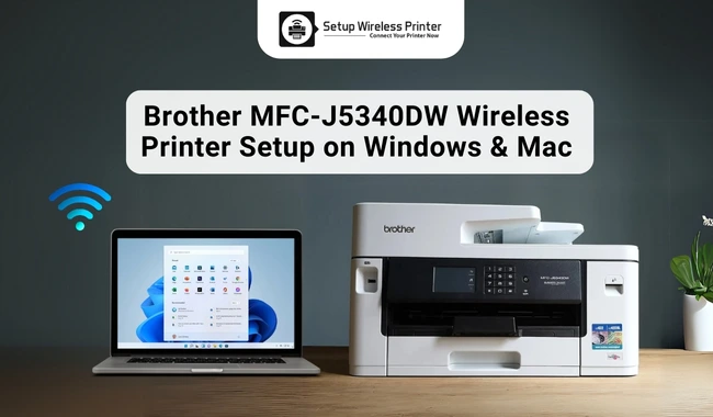 Brother MFC-J5340DW Wireless Printer Setup on Windows and Mac